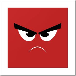 Funny Angry Face Posters and Art